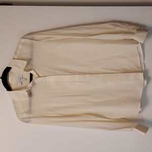 Paris Atelier And Other Stories Cream Silk Blouse Size 2